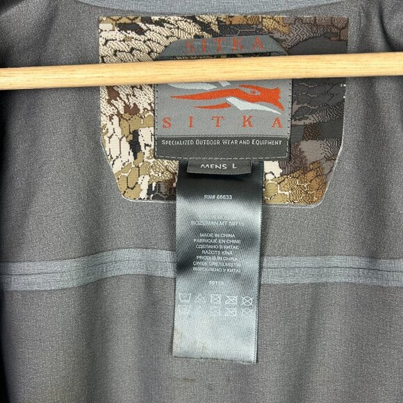 Sitka Gear Delta Pro Wading Jacket Large GORE TEX Hunting Camo Camoflauge 50119 - Picture 9 of 10